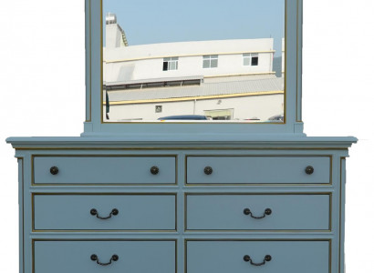 Elegante Stil Möbel Schlafzimmer Kommode Schrank Klassische Anrichte mit Spiegel